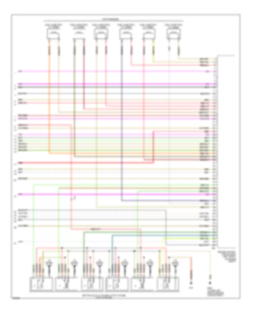 3.6L, Engine Performance Wiring Diagram (8 of 8) for Volkswagen Passat 3.6 SEL 2012