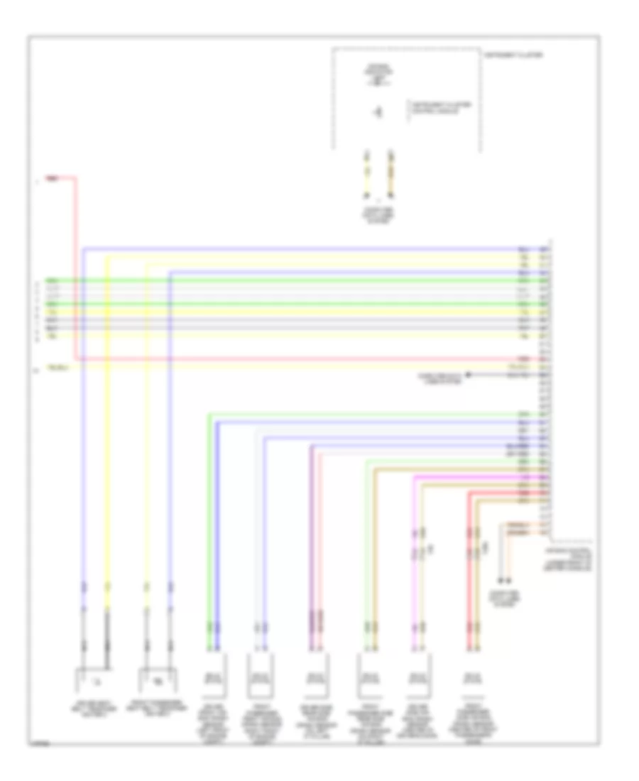 Supplemental Restraints Wiring Diagram (3 of 3) for Volkswagen Passat 3.6 SEL 2012