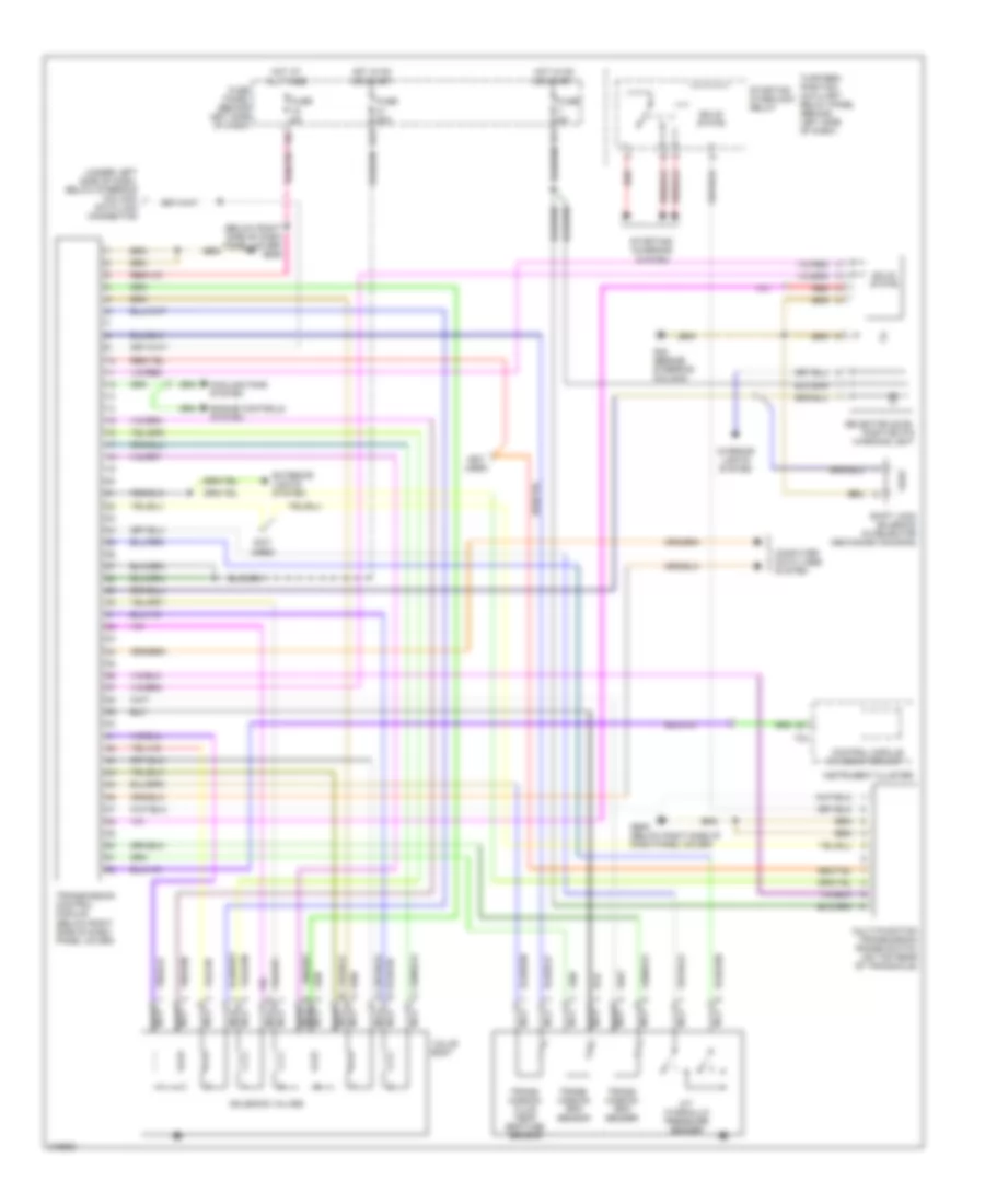 A T Wiring Diagram Except Convertible with 6 Speed A T for Volkswagen New Beetle GL 2005