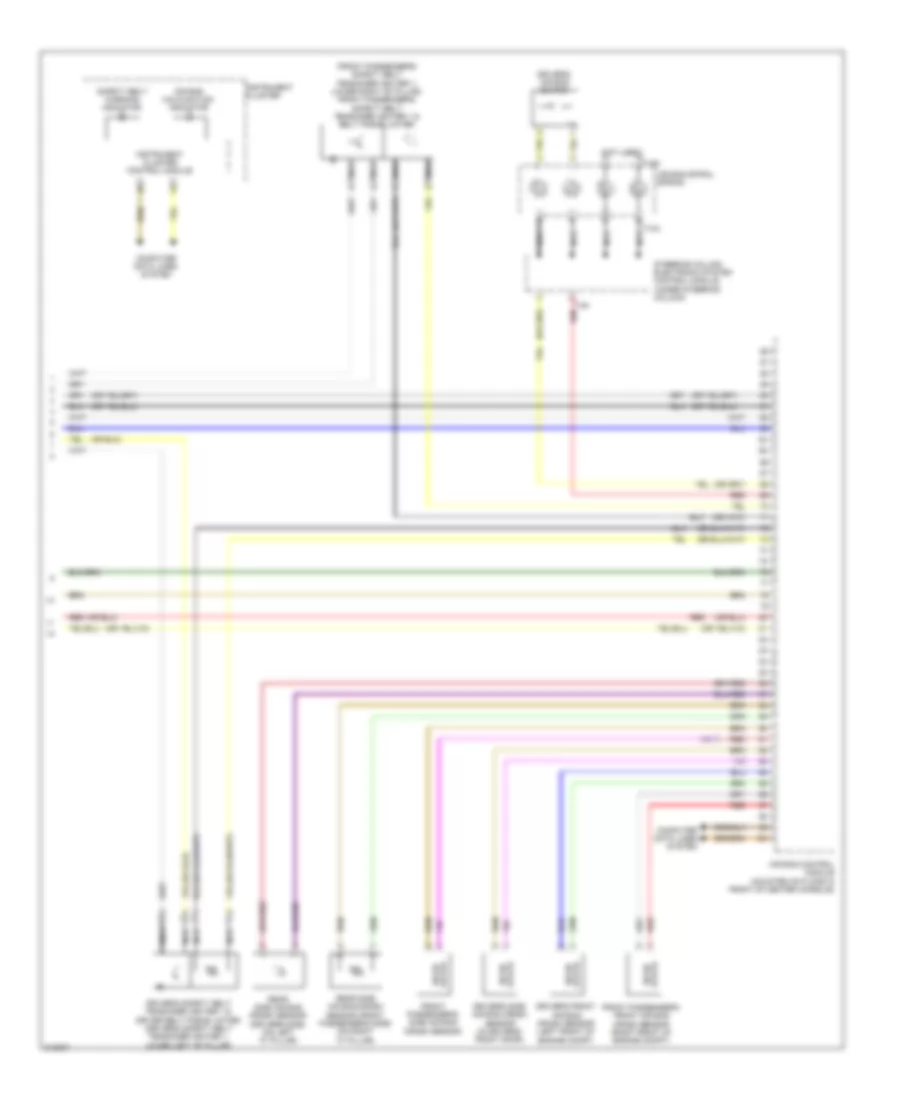 Supplemental Restraints Wiring Diagram (3 of 3) for Volkswagen Tiguan SE 2009