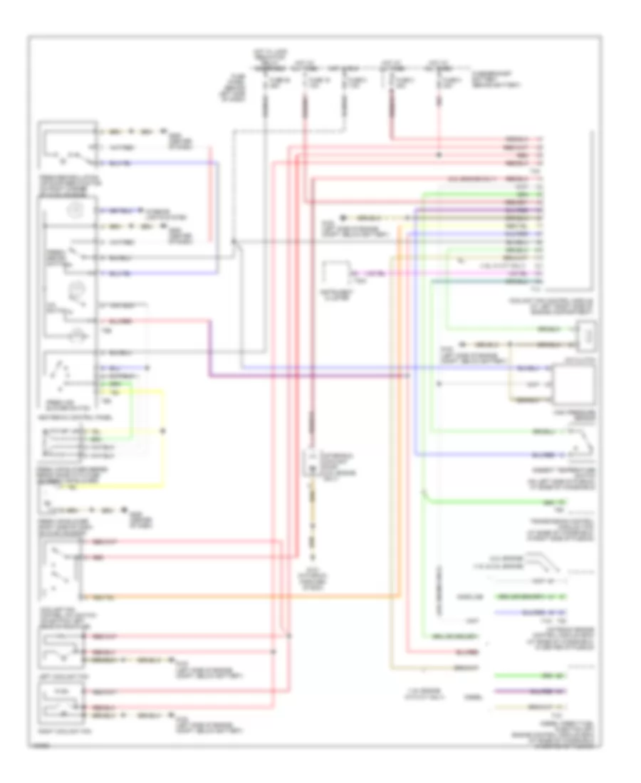 Manual A C Wiring Diagram for Volkswagen Golf GLS 2001