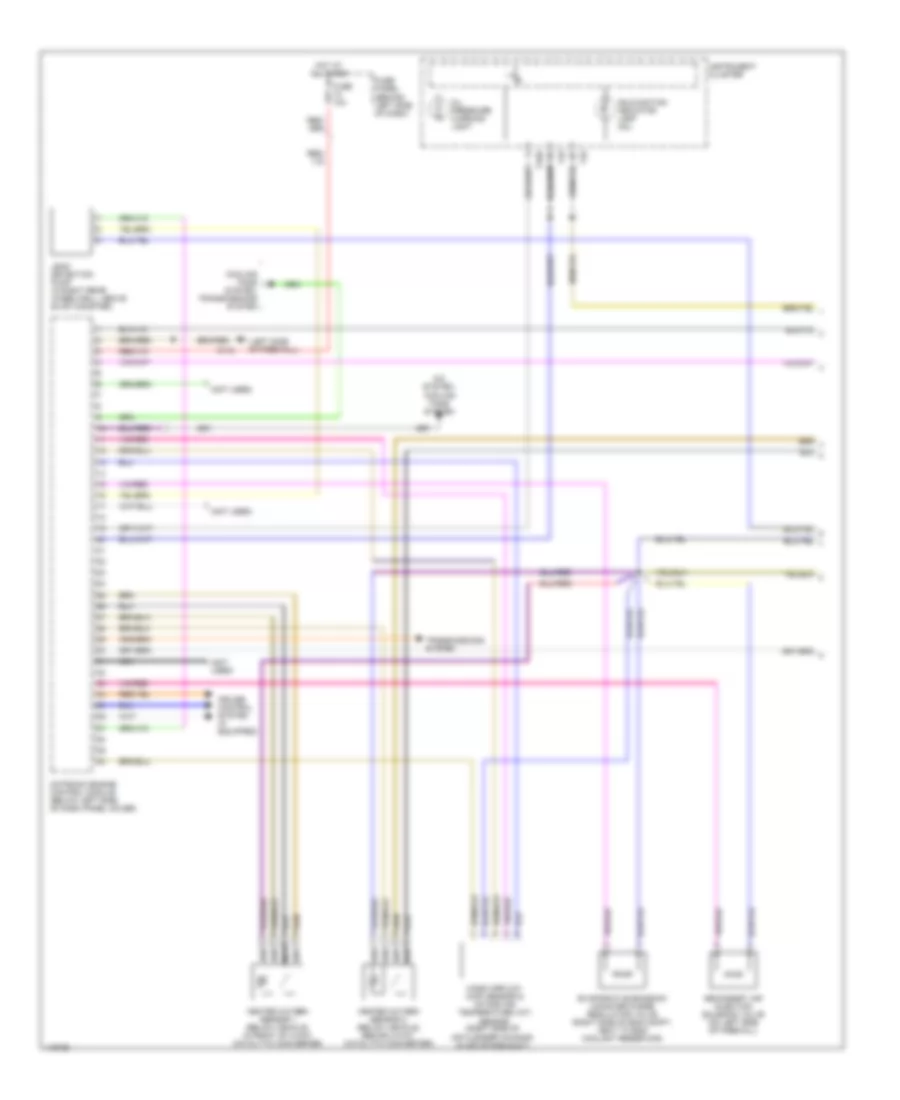 2 0L Engine Performance Wiring Diagrams Early Production 1 of 3 for Volkswagen New Beetle GL 2001