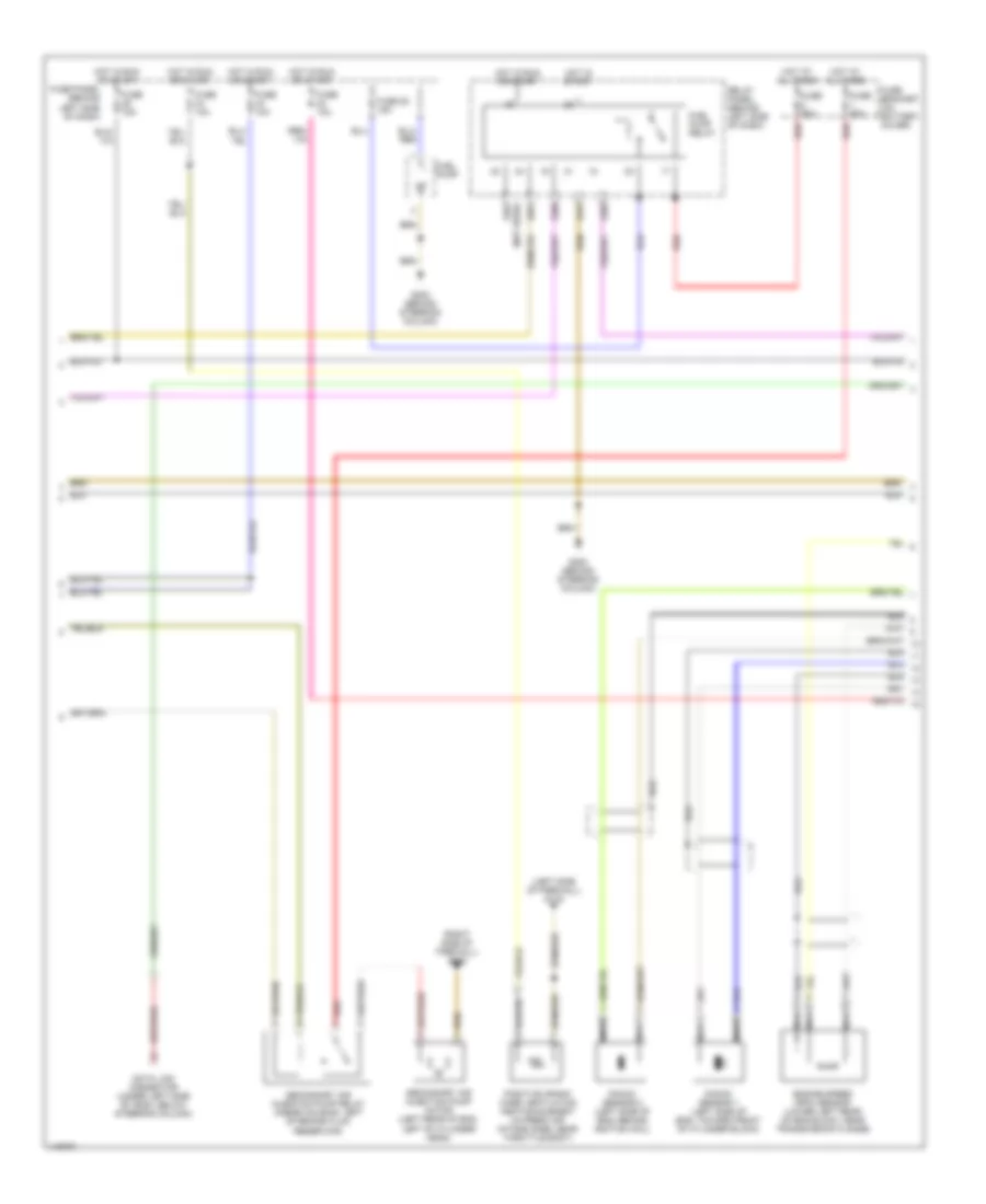 2 0L Engine Performance Wiring Diagrams Early Production 2 of 3 for Volkswagen New Beetle GL 2001
