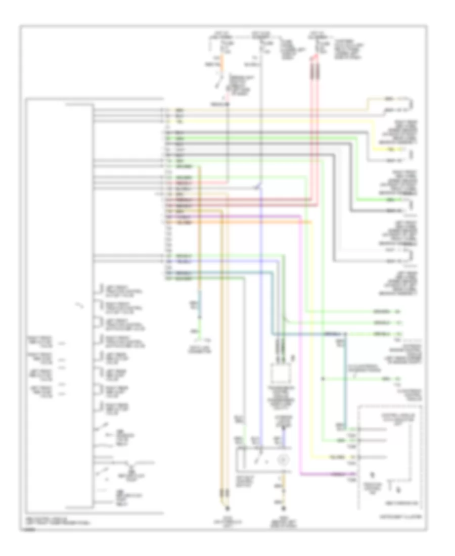 Anti lock Brake Wiring Diagrams Early Production with Traction Control for Volkswagen Passat GLS 2001