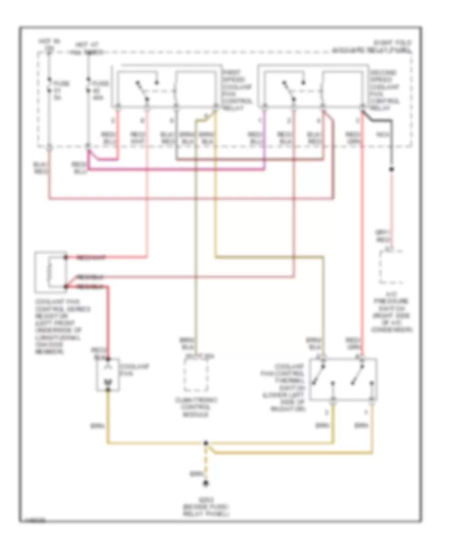 1 8L Turbo Cooling Fan Wiring Diagram Auto A C for Volkswagen Passat GLS 2001