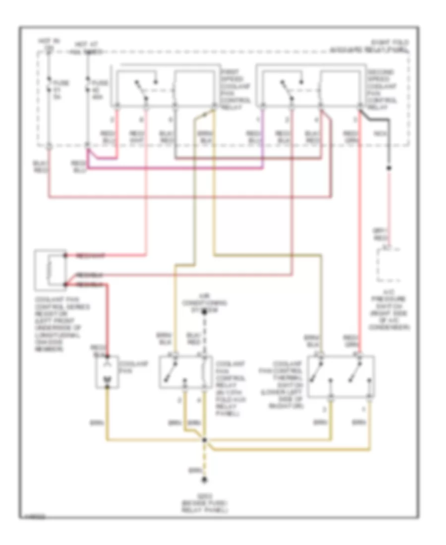 1 8L Turbo Cooling Fan Wiring Diagram Late Production Manual A C for Volkswagen Passat GLS 2001