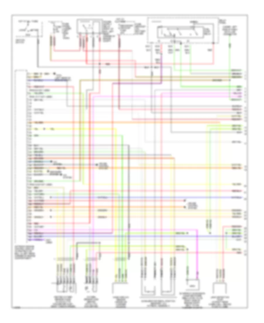1 8L Turbo Engine Performance Wiring Diagrams Late Production 1 of 3 for Volkswagen Passat GLS 2001