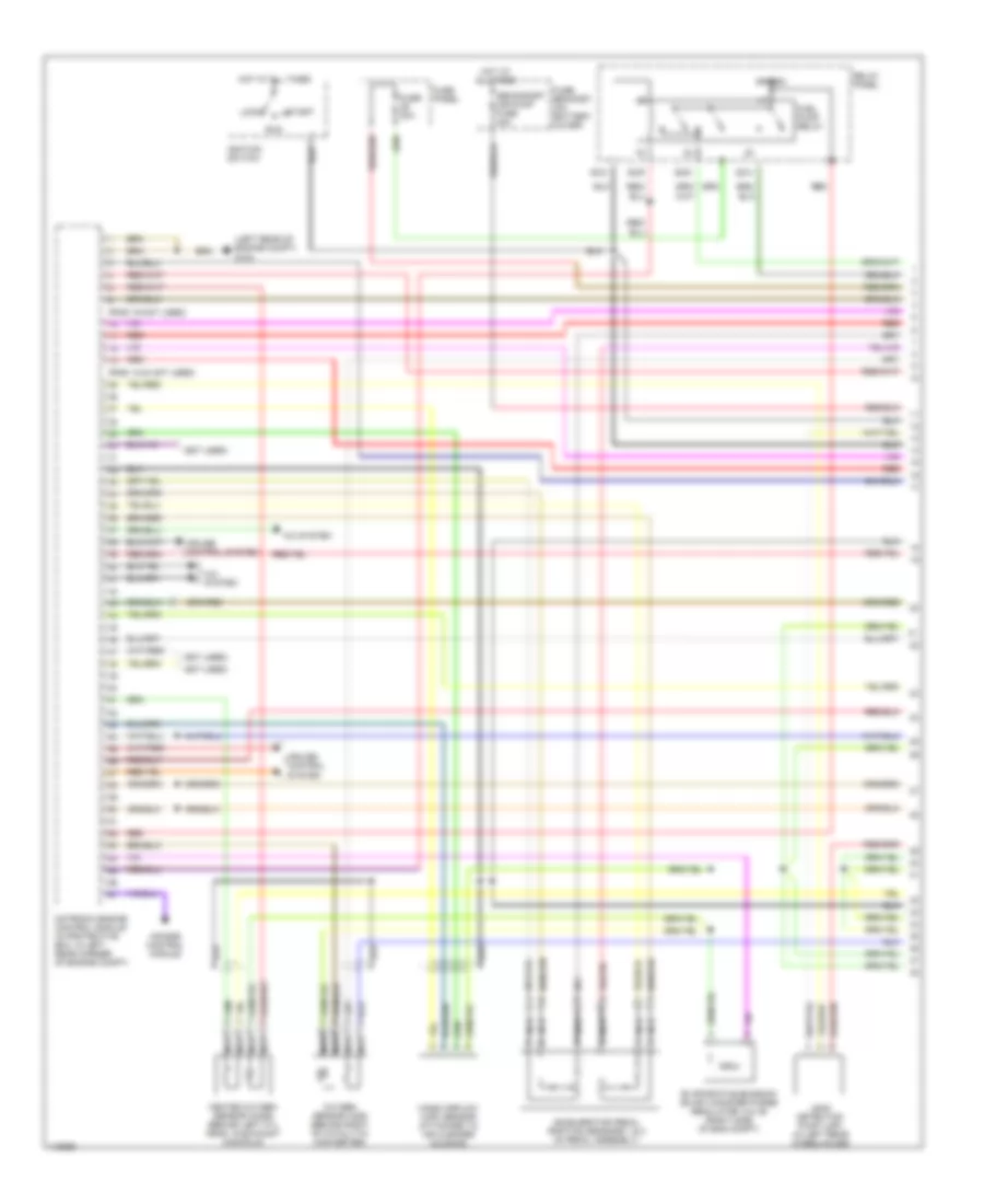 2 8L Engine Performance Wiring Diagrams Early Production 1 of 3 for Volkswagen Passat GLS 2001