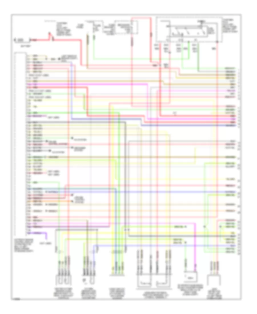 2 8L Engine Performance Wiring Diagrams Late Production 1 of 3 for Volkswagen Passat GLS 2001