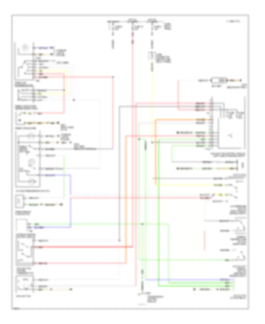 2 0L A C Wiring Diagram for Volkswagen Golf GL 1996