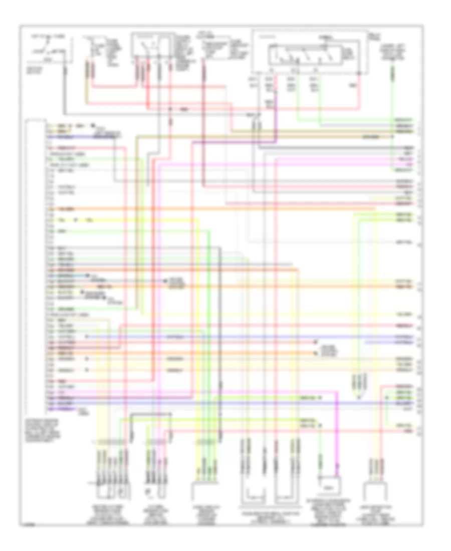 1 8L Turbo Engine Performance Wiring Diagrams Early Production 1 of 3 for Volkswagen Passat GLX 2001