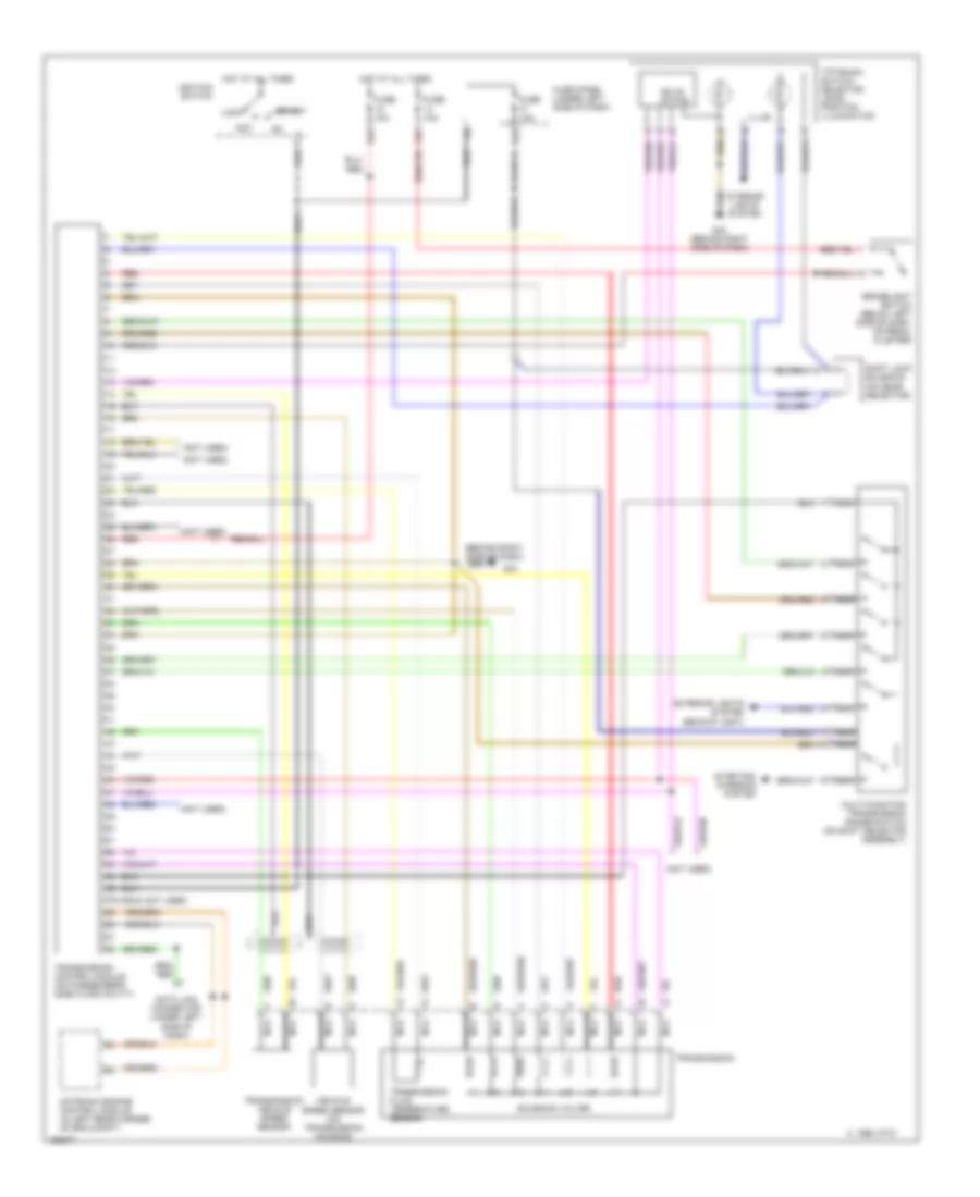 1 8L A T Wiring Diagram Late Production for Volkswagen Passat GLX 2001