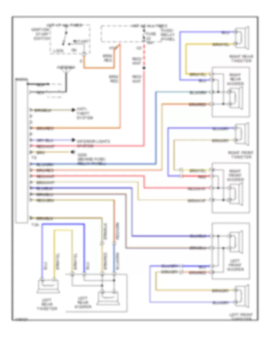 Radio Wiring Diagrams for Volkswagen GTI 1996