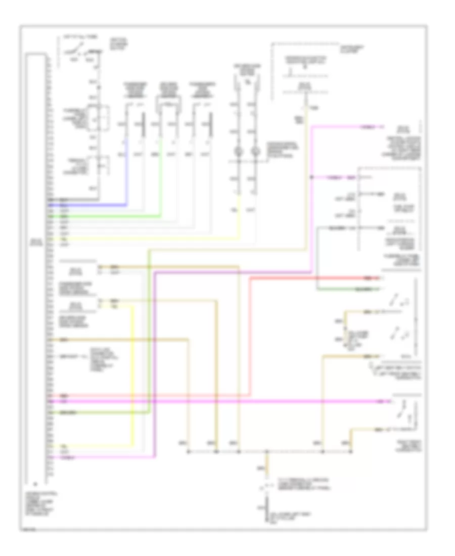 Supplemental Restraint Wiring Diagram Late Production for Volkswagen Cabrio GLX 2002