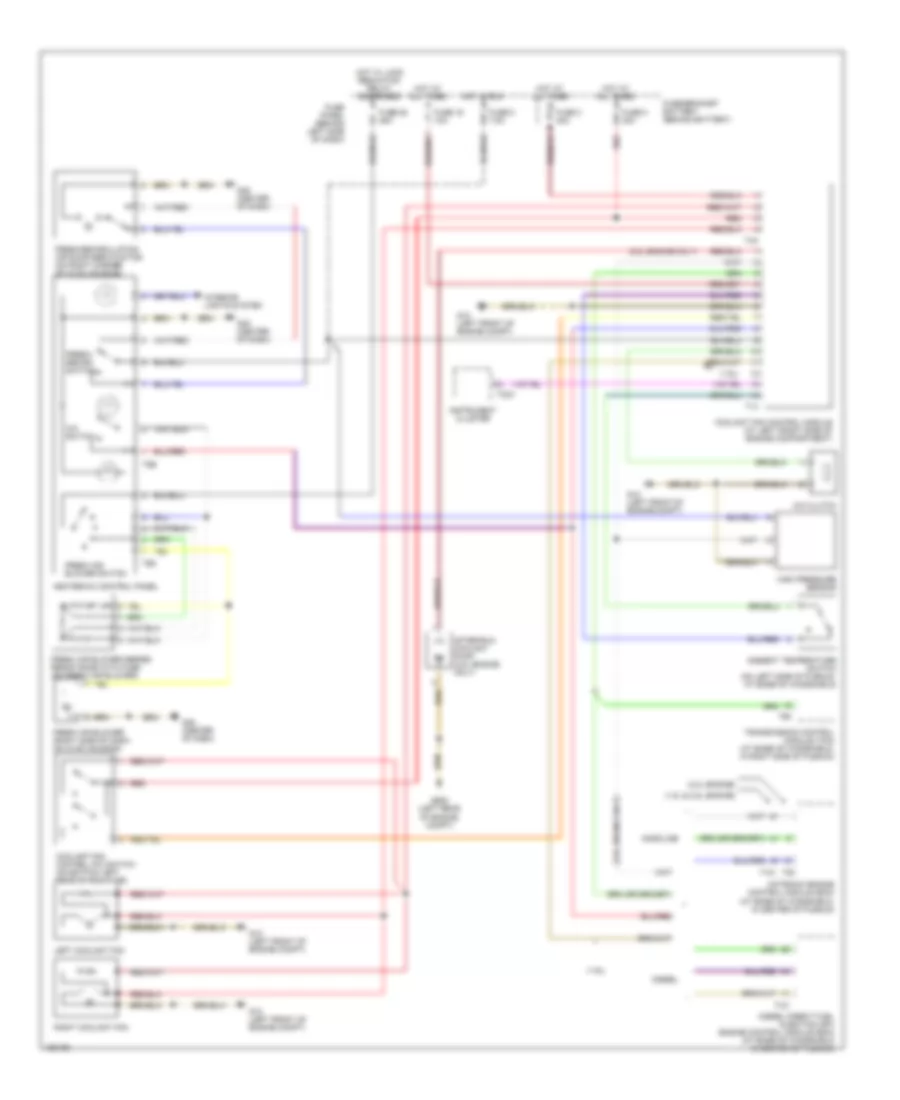 Manual AC Wiring Diagram for Volkswagen Golf GL 2002