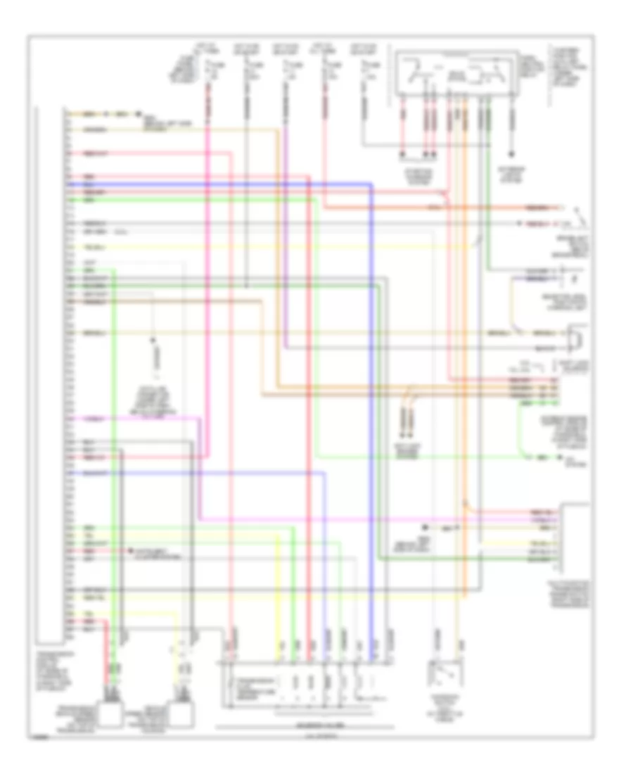 1 8L Turbo A T Wiring Diagram Early Production for Volkswagen Golf GL 2002