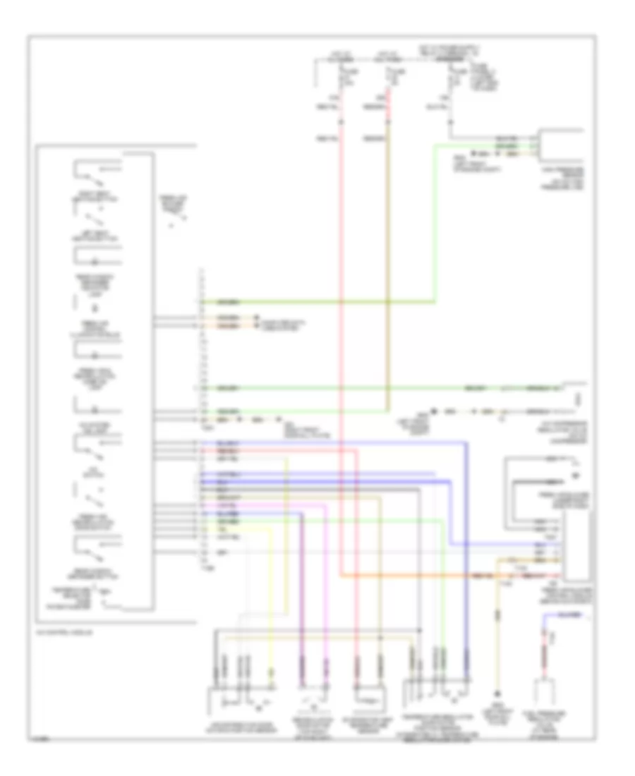 Manual A C Wiring Diagram 1 of 2 for Volkswagen Tiguan SE 2014