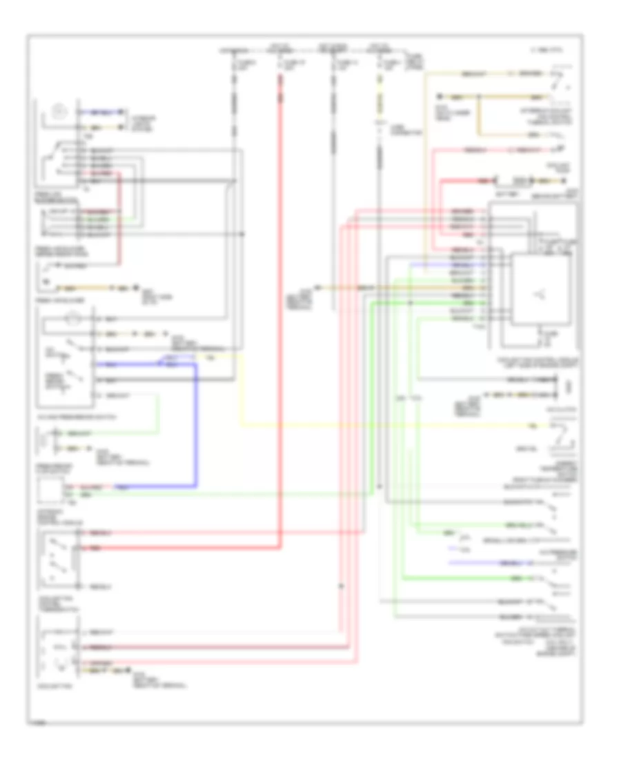 Air Conditioning Wiring Diagrams for Volkswagen Passat GLS 1996