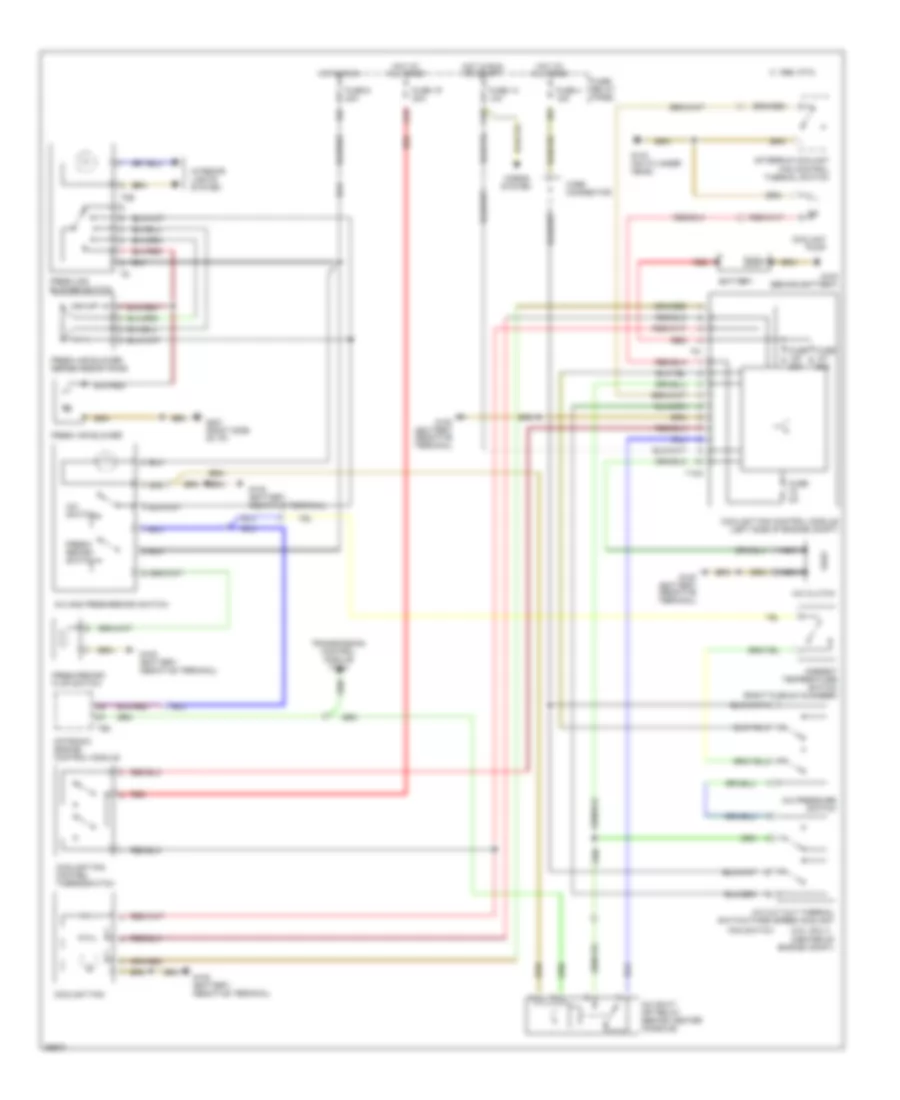 Air Conditioning Wiring Diagrams for Volkswagen Passat GLX 1997