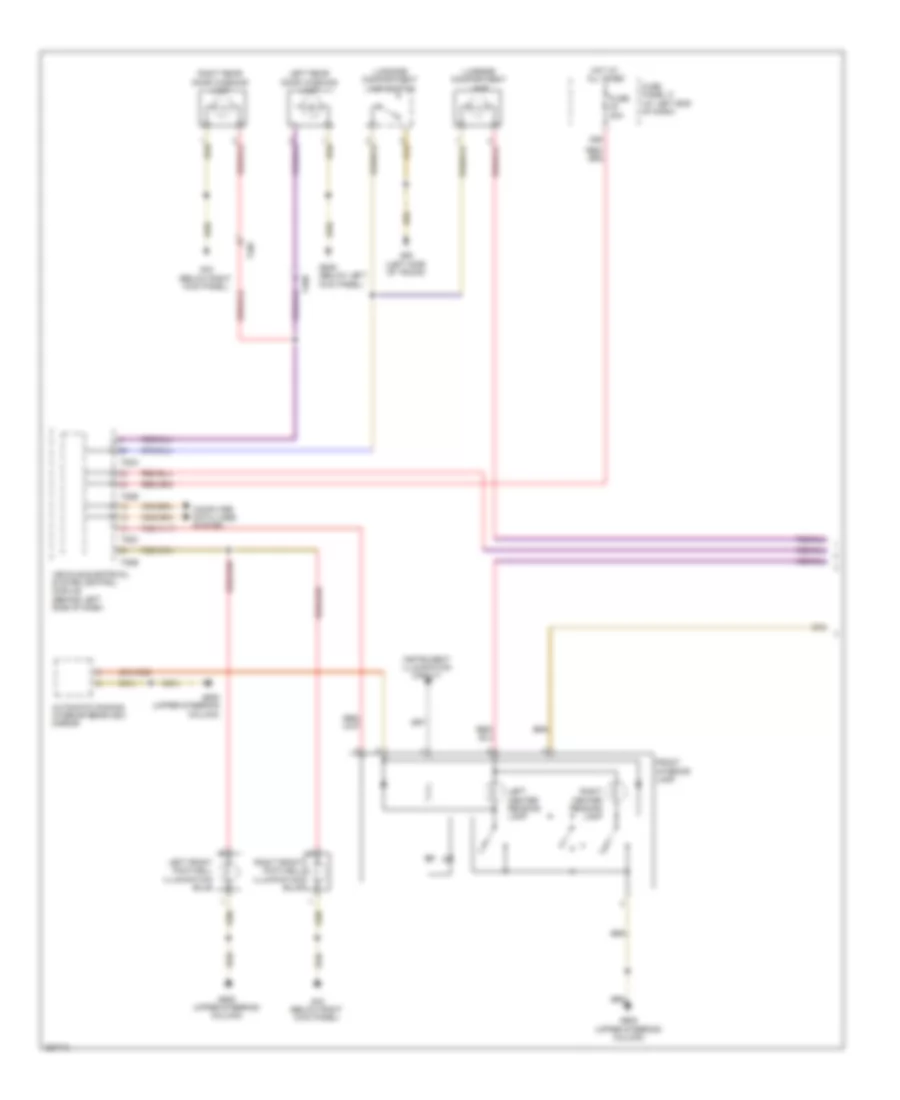 Courtesy Lamps Wiring Diagram 1 of 3 for Volkswagen Passat SE 2012