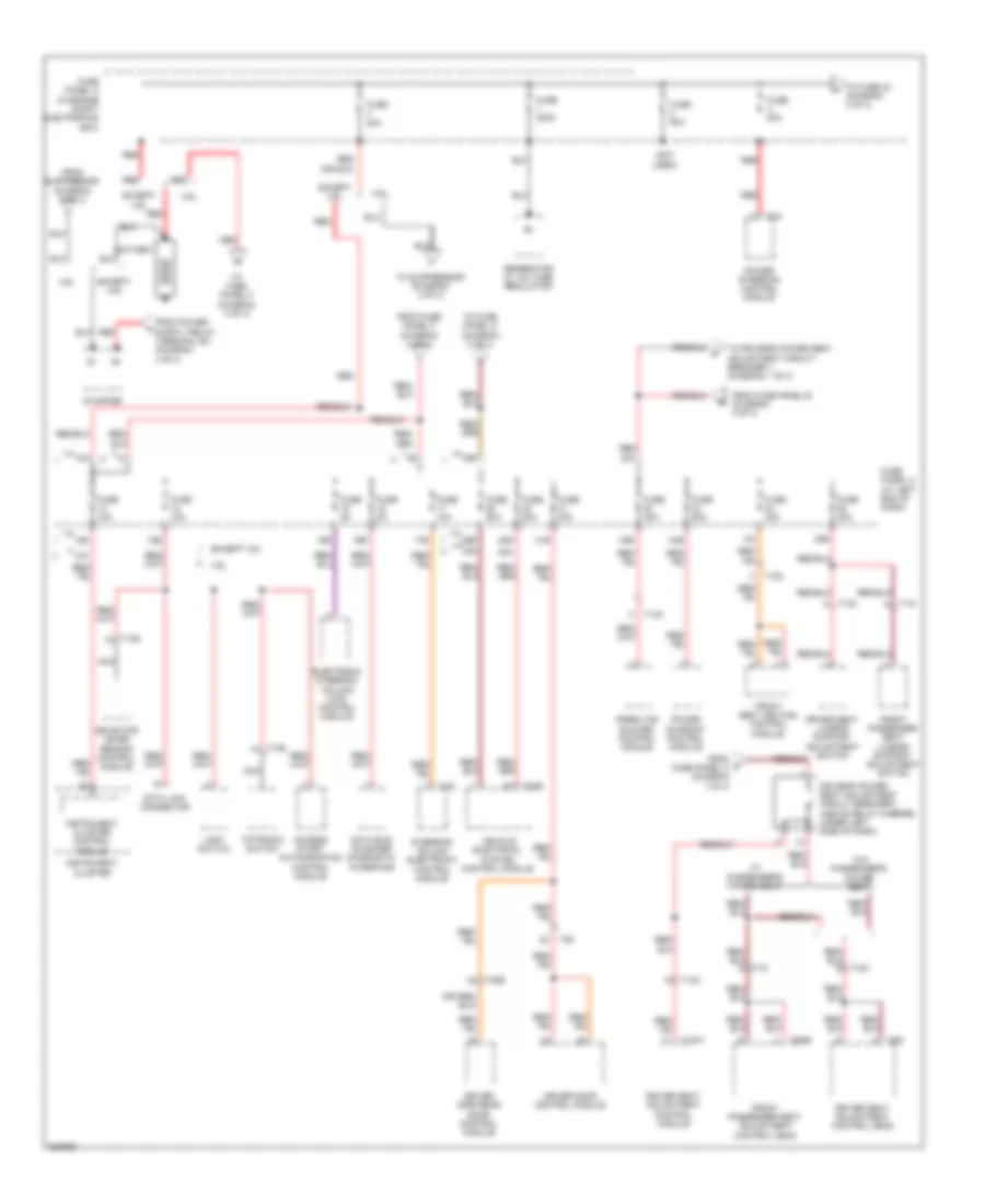 Power Distribution Wiring Diagram 1 of 4 for Volkswagen Passat SE 2012