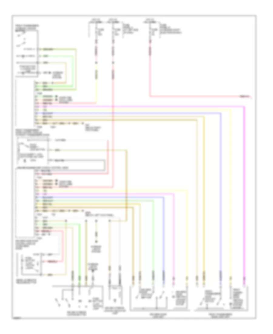 Power Door Locks Wiring Diagram 1 of 3 for Volkswagen Passat SE 2012