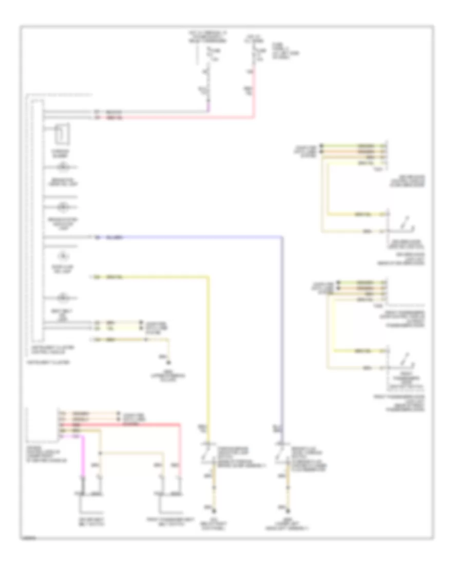 Buzzer Wiring Diagram for Volkswagen Passat SE 2012