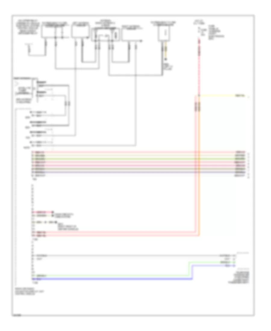 Navigation Wiring Diagram, without Amplifier (1 of 2) for Volkswagen Passat SEL 2012
