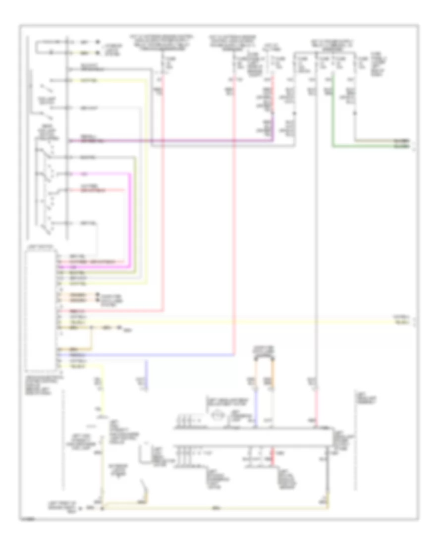 Headlights Wiring Diagram with Xenon Lamps 1 of 2 for Volkswagen Tiguan SEL 4Motion 2009