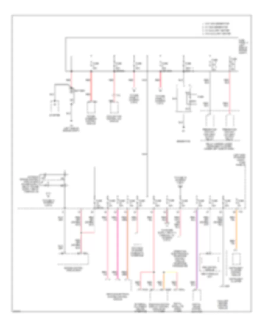 Power Distribution Wiring Diagram 1 of 5 for Volkswagen Tiguan SEL 4Motion 2009