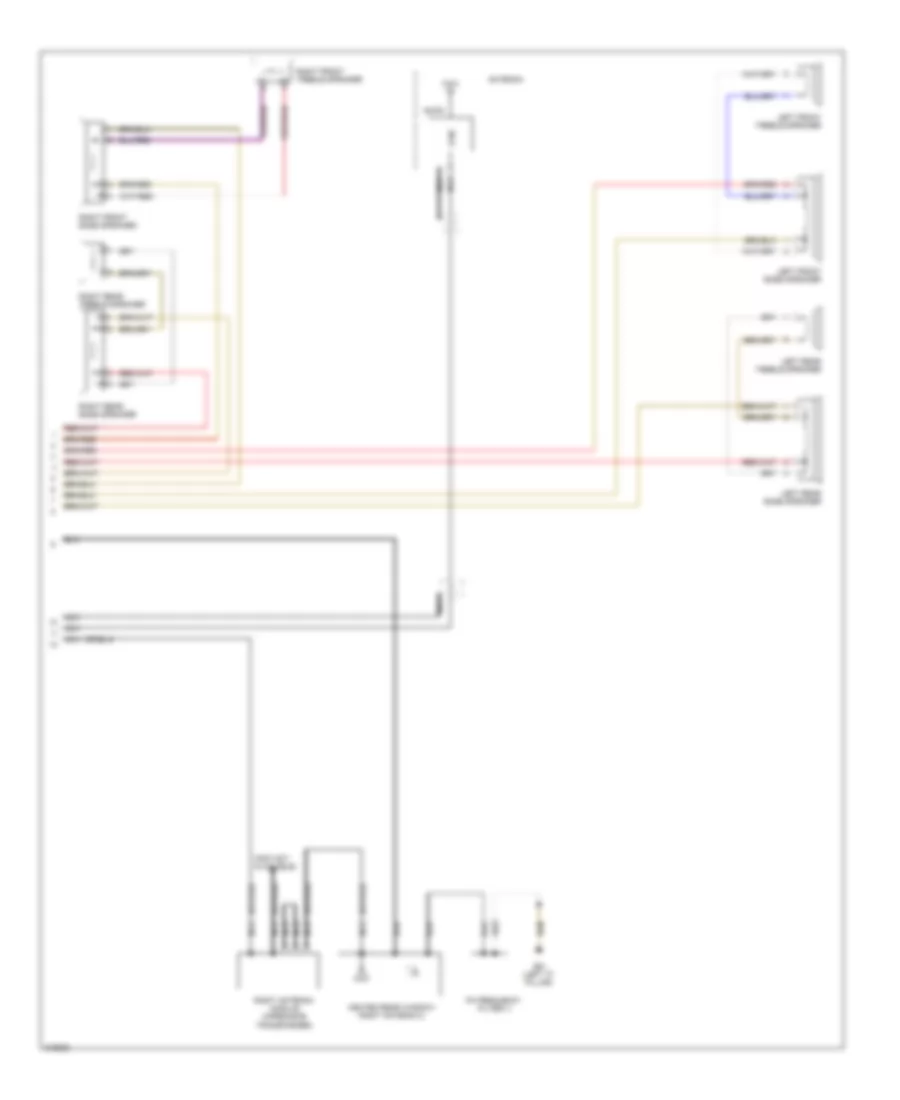 Radio Wiring Diagram, RCD 300 (2 of 2) for Volkswagen Tiguan SEL 4Motion 2009