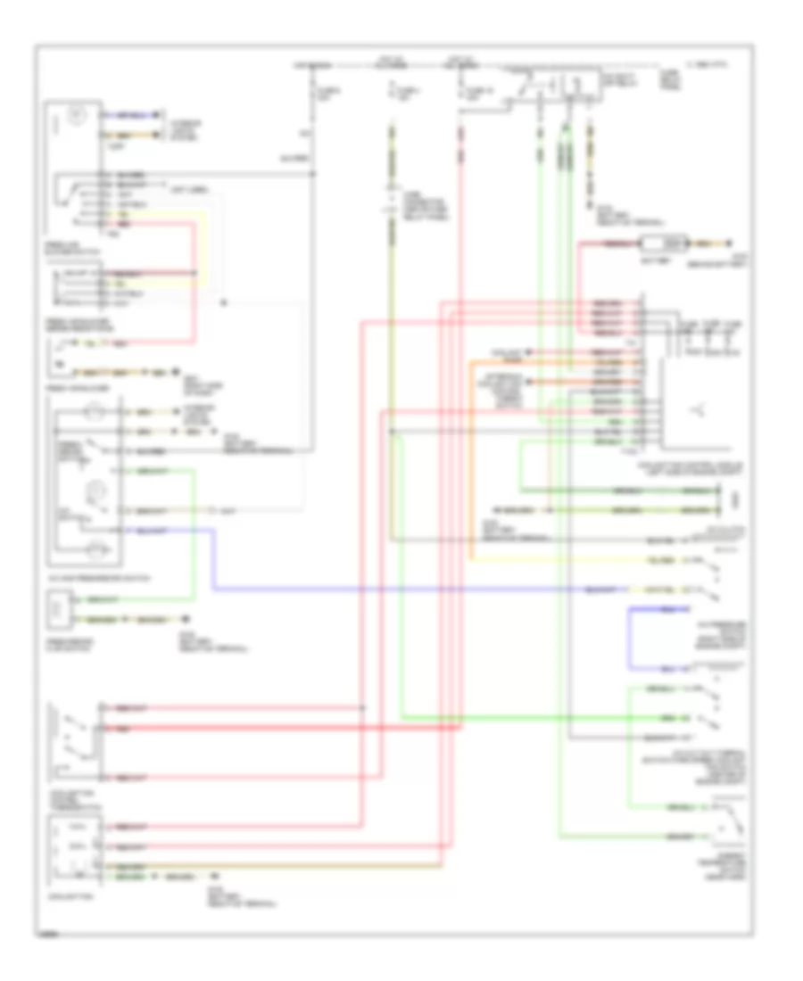 2.8L, AC Wiring Diagram for Volkswagen GTI 1997