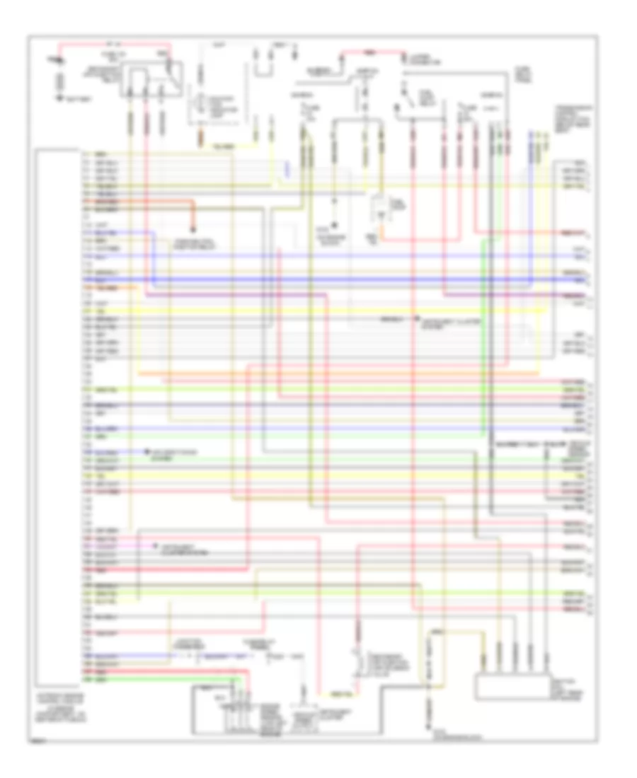 2 8L Engine Performance Wiring Diagrams 1 of 2 for Volkswagen GTI 1997