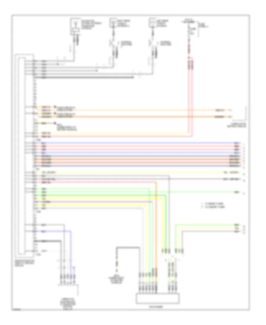 RadioNavigation Wiring Diagram, RNS2 with 10-Channel (1 of 4) for Volkswagen Touareg 2009