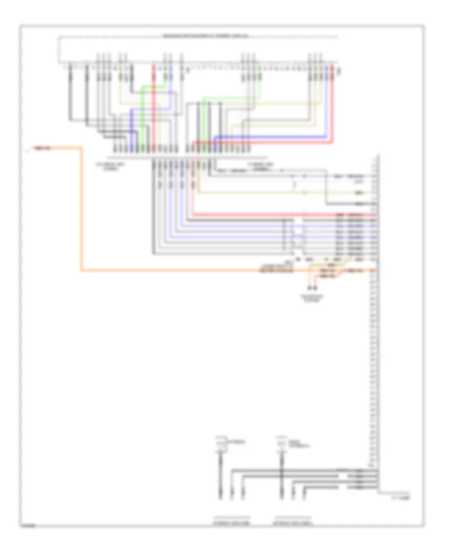 RadioNavigation Wiring Diagram, RNS2 with 10-Channel (4 of 4) for Volkswagen Touareg 2009
