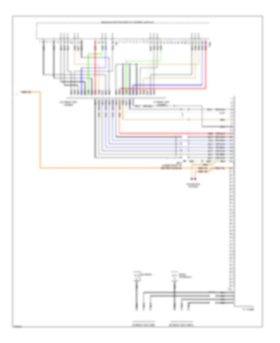 RadioNavigation Wiring Diagram, RNS2 with 8-Channel (4 of 4) for Volkswagen Touareg 2009