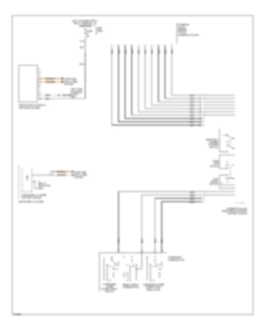 Steering Column Electronic Systems Control Module Wiring Diagram 2 of 2 for Volkswagen Touareg 2009