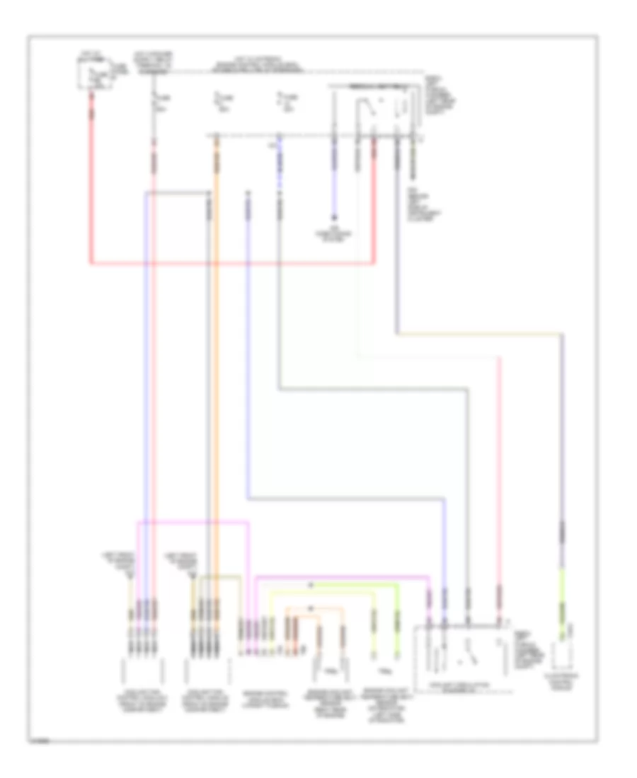 4 2L Cooling Fan Wiring Diagram for Volkswagen Touareg 2009