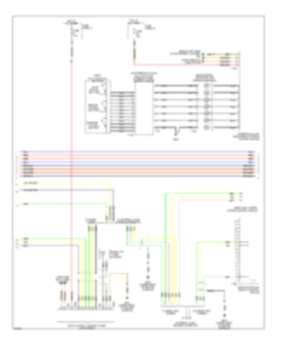 Navigation Wiring Diagram, RNS2 with 8-Channel (2 of 4) for Volkswagen Touareg 2009