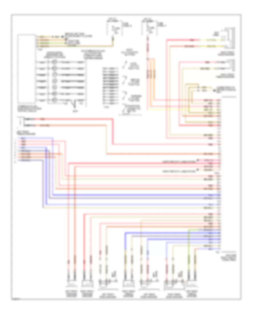 RadioNavigation Wiring Diagram, RNS with 10 Channel (2 of 2) for Volkswagen Touareg 2009