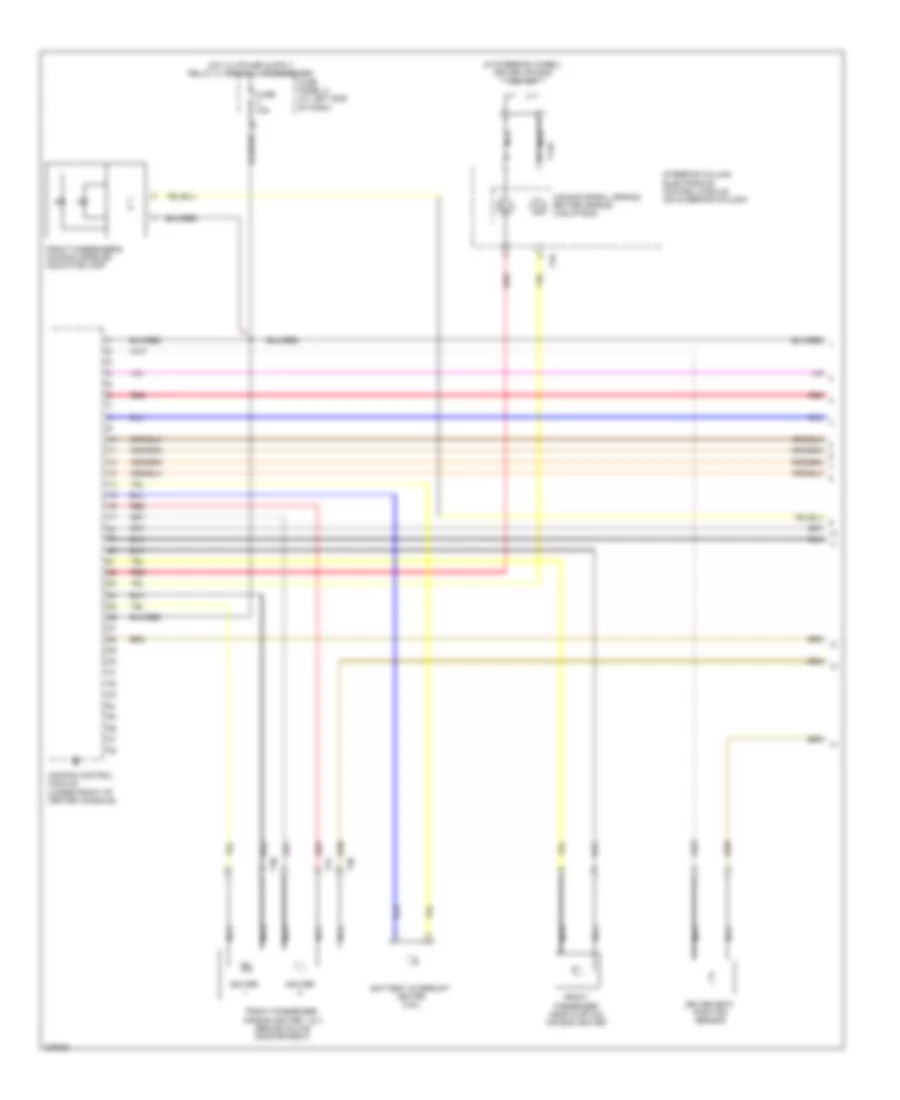 Supplemental Restraints Wiring Diagram 1 of 3 for Volkswagen Passat TDI SEL 2012