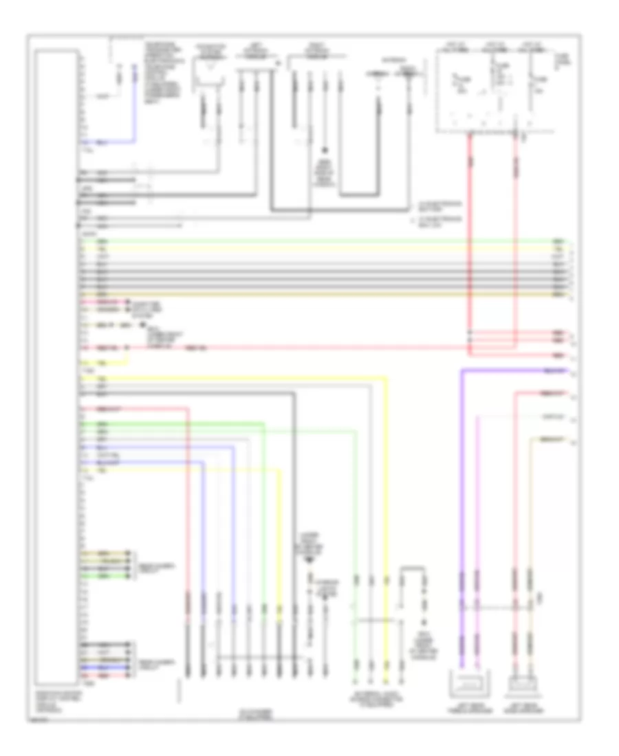 Premium Radio Wiring Diagram, Early Production with Amplifier (1 of 2) for Volkswagen CC Luxury 2010