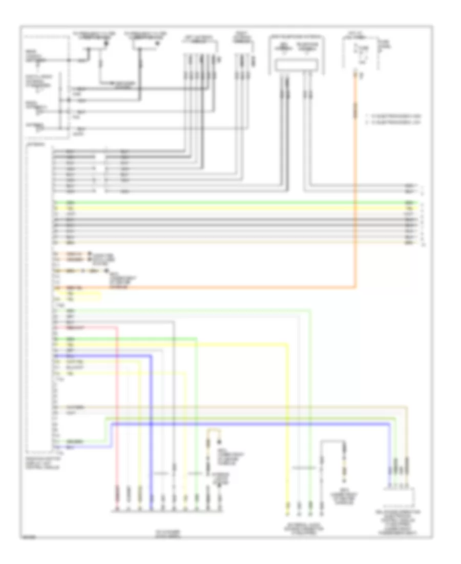 Premium Radio Wiring Diagram, Late Production with Amplifier (1 of 2) for Volkswagen CC Luxury 2010