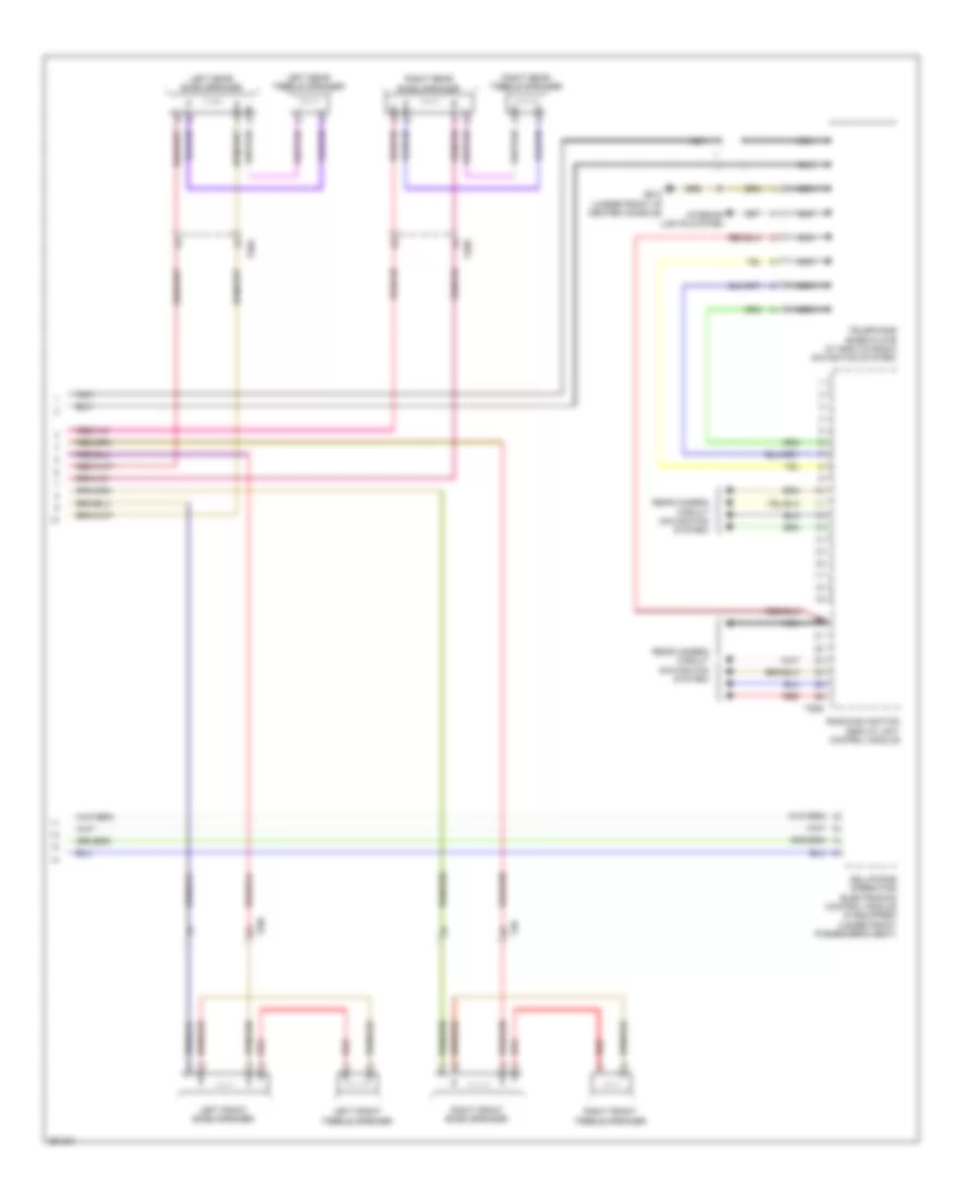 Premium Radio Wiring Diagram, Late Production without Amplifier (2 of 2) for Volkswagen CC Luxury 2010