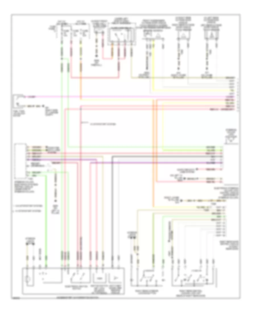 Forced Entry Wiring Diagram, Early Production (2 of 3) for Volkswagen CC Luxury 2010