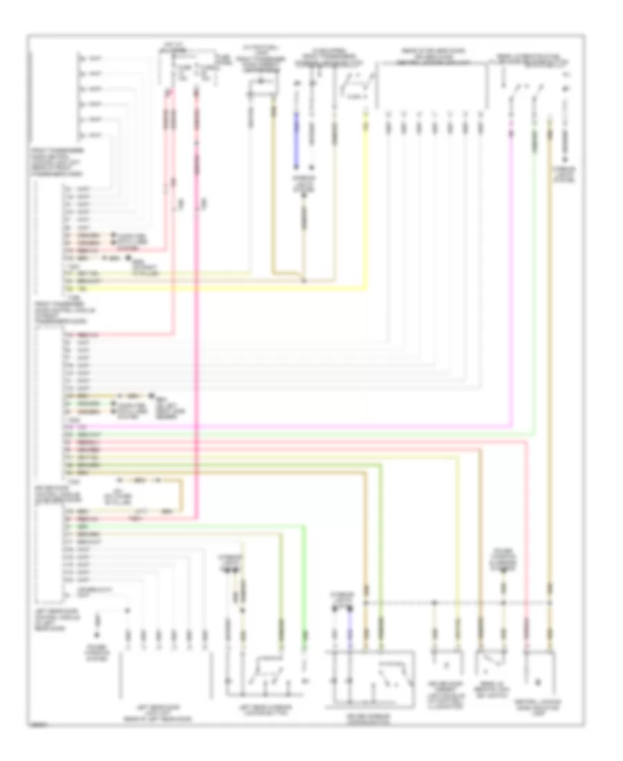 Forced Entry Wiring Diagram Late Production 1 of 3 for Volkswagen CC Luxury 2010