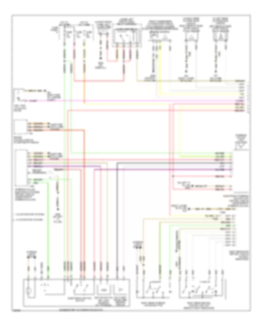 Forced Entry Wiring Diagram, Late Production (2 of 3) for Volkswagen CC Luxury 2010