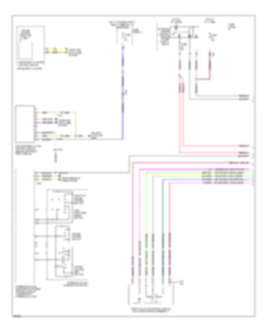 Cruise Control Wiring Diagram, Late Production (1 of 2) for Volkswagen CC Luxury 2010