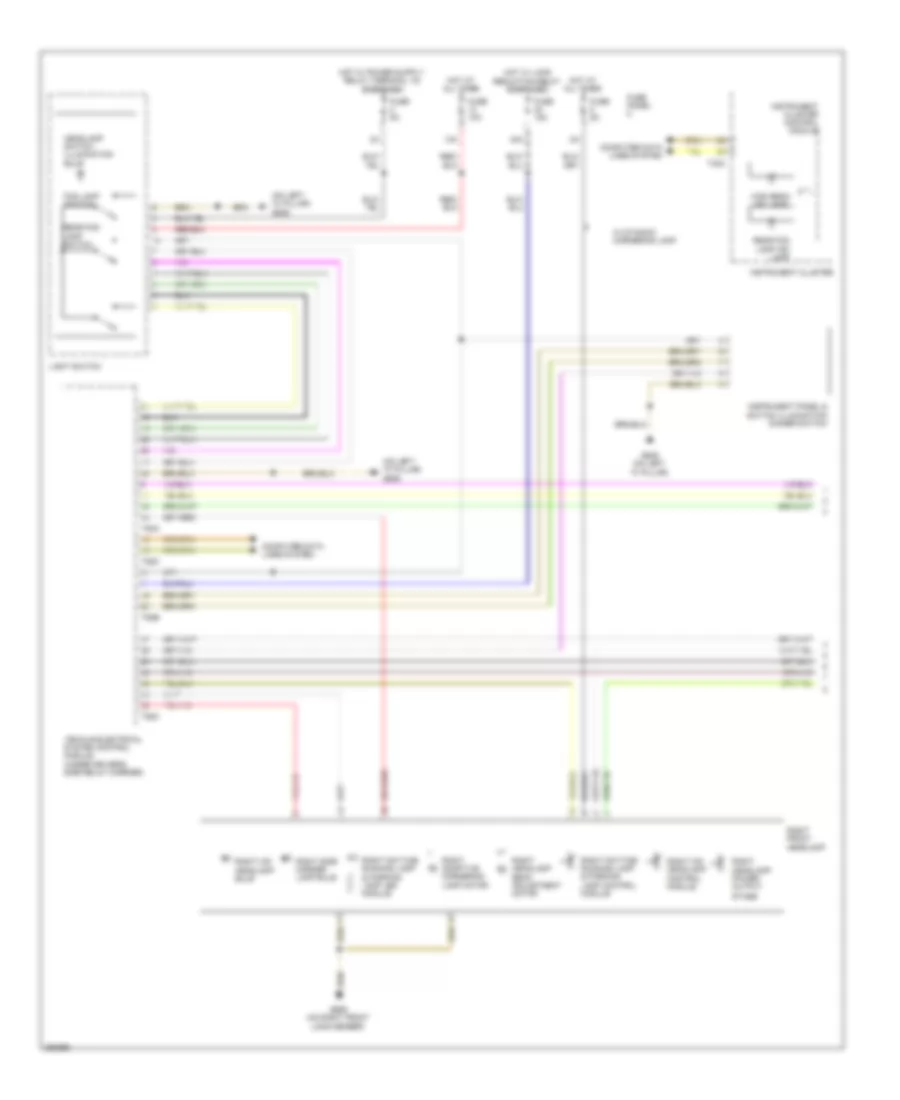 Headlights Wiring Diagram Late Production with HID Headlamps 1 of 2 for Volkswagen CC Luxury 2010