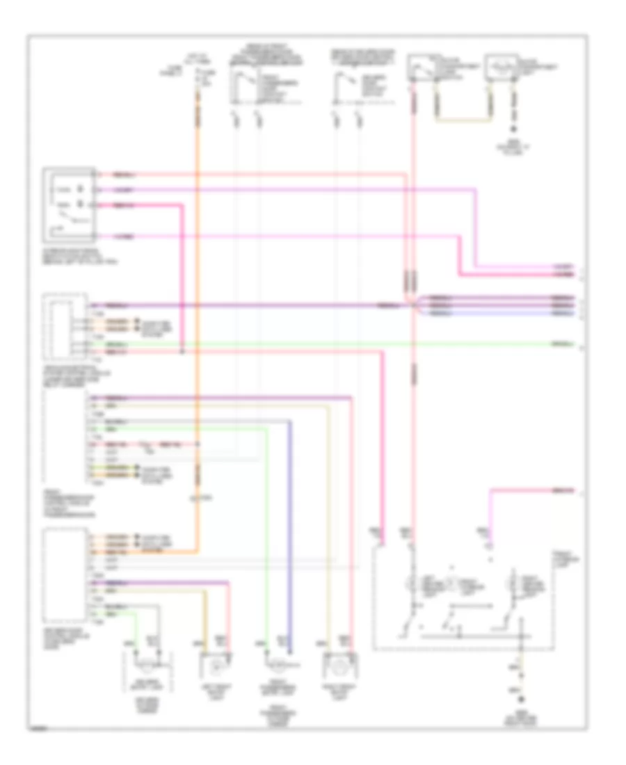 Courtesy Lamps Wiring Diagram Early Production 1 of 2 for Volkswagen CC Luxury 2010